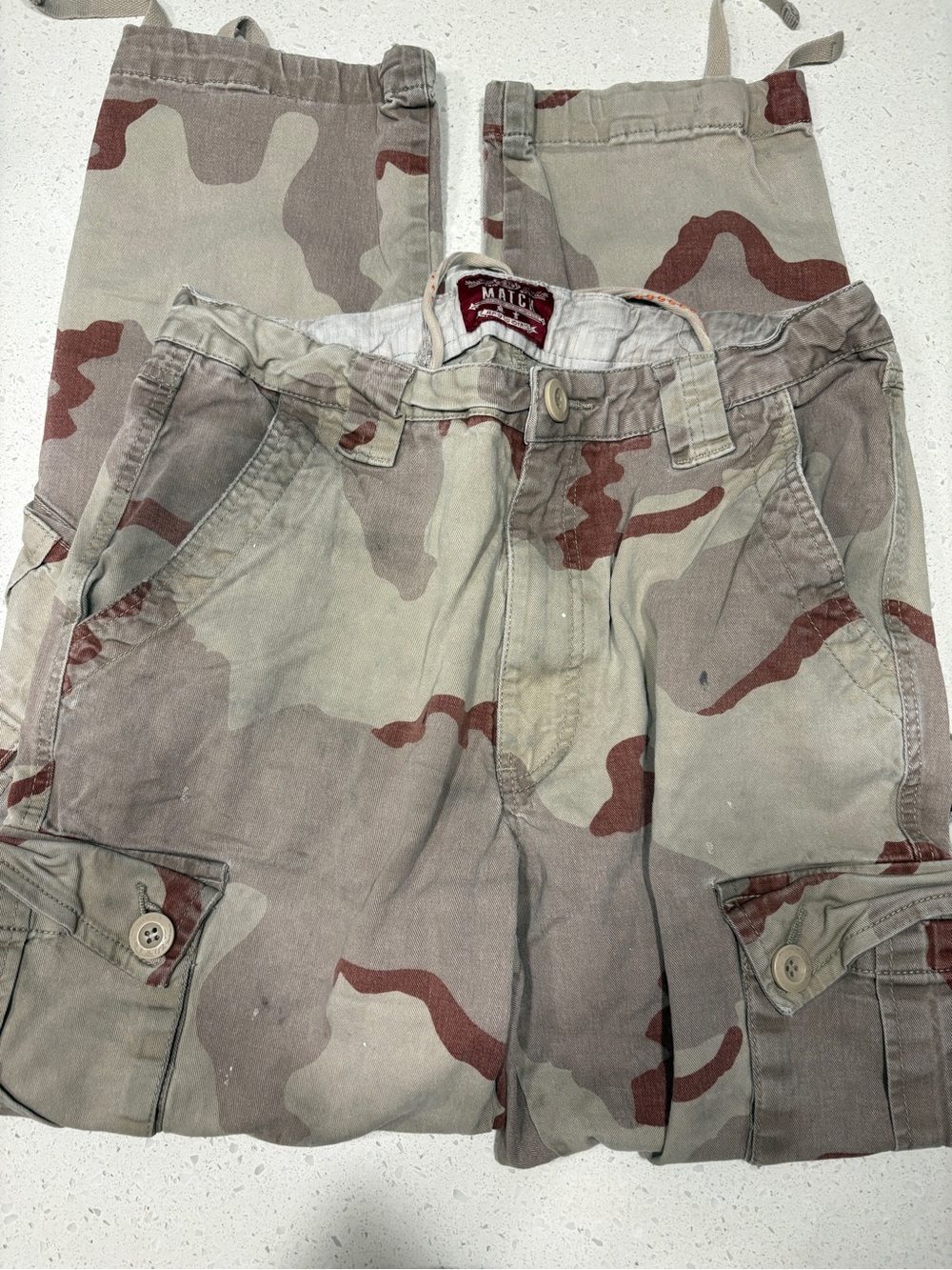 MAIC Camouflage Cargo Pants - Desert Camo